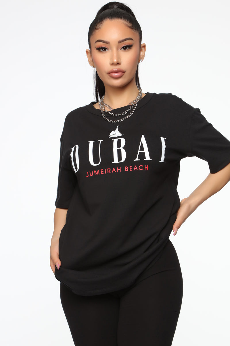 Dubai Tunic Top - Black | Fashion Nova ...